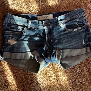 Womens Abercrombie & Fitch Jean Shorts